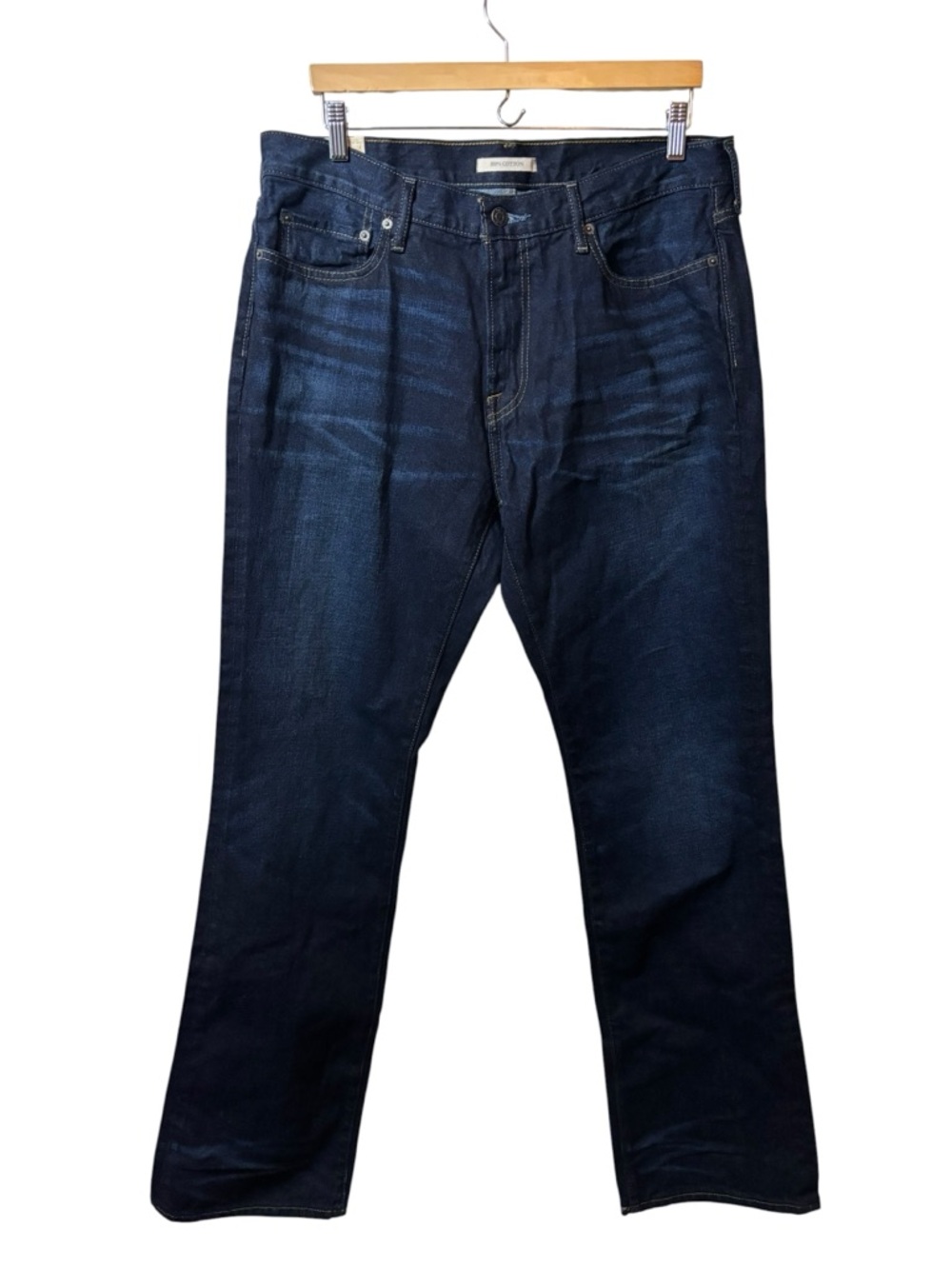 Men's Dark Blue Denim Jeans Abercrombie & Fitch 34X34 34 X 34 boot